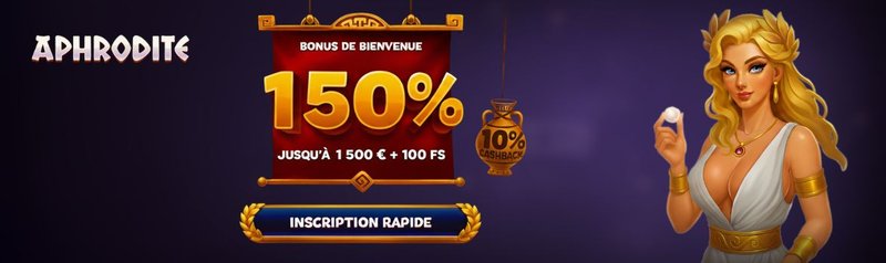 Découvrez les Offres Exclusives de l'Aphrodite Casino - Bonus et Jeux en Ligne